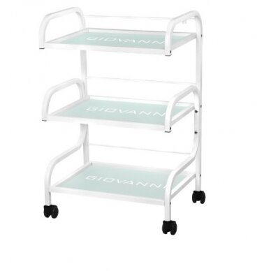 GIOVANNI CLASSIC TYP 1014 professional cosmetology trolley, white color