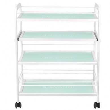 GIOVANNI CLASSIC TYP 1015 professional cosmetology trolley with pull-out shelf + lamp hole 4