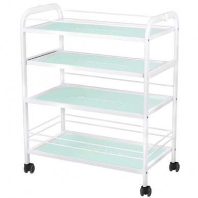 GIOVANNI CLASSIC TYP 1015 professional cosmetology trolley with pull-out shelf + lamp hole