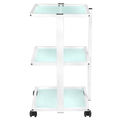 GIOVANNI CLASSIC 1040 professional cosmetology trolley, white color 2