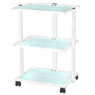 GIOVANNI CLASSIC 1040 professional cosmetology trolley, white color