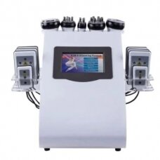 Multifunctional machine for slimming procedures 6 in 1 (cavitation+lipo+vacuum+radio waves)