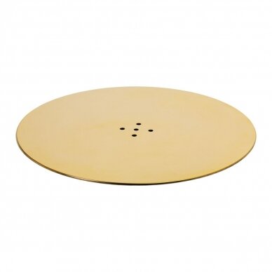 Round base for hairdressing chair L010, gold color