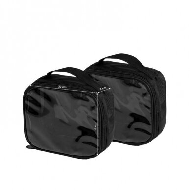 Suitcase/bag for transporting cosmetics LOOK, black color 14