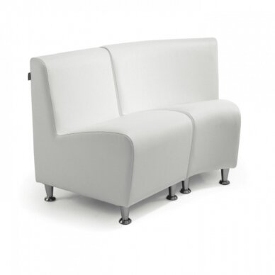 Waiting chair for beauty salons REM ELEGANCE rounded 1