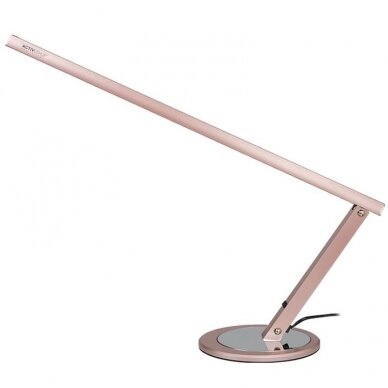 Professional table lamp for manicure SLIM LED, rose gold color