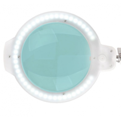 Professional cosmetology LED lamp - magnifying glass MOONLIGHT 8012/5, white (with stand) 4