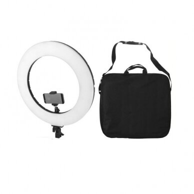 LENSSO professional powerful LED lamp for makeup artists, with light adjustment and phone holder + stand (60W) 2