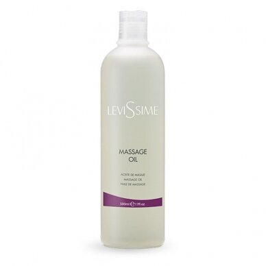 LEVISSIME massage oil enriched with wheat germ extract, avocado oil and vitamin E, 500 ml