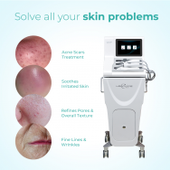 LEAFLIFE 3in1 cold plasma and fraction professional machine for facial rejuvenation procedures