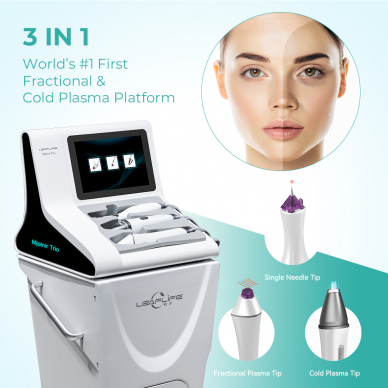 LEAFLIFE 3in1 cold plasma and fraction professional machine for facial rejuvenation procedures 4