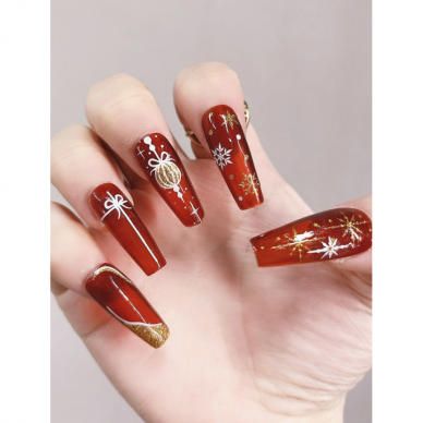 Nail stickers CHRISTMAS SNOWFLAKE 2