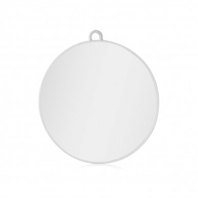 E514B round high-quality barber mirror (to show the customer the rear view), white color Ø 28 cm