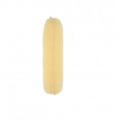 LUSSONI flexible hair sponge for ponytail shaping YELLOW, 150 mm