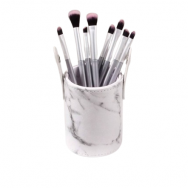 Makeup brush set with case (12 pcs)