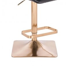 Makeup chair base, square, golden color