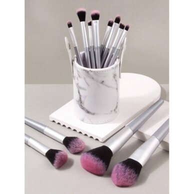 Makeup brush set with case (12 pcs) 2