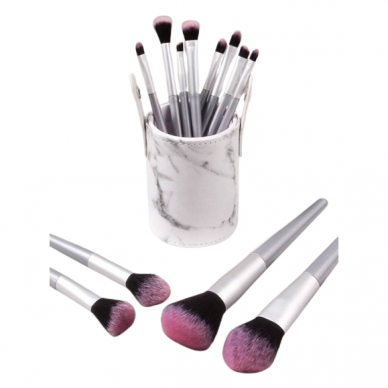 Makeup brush set with case (12 pcs) 3