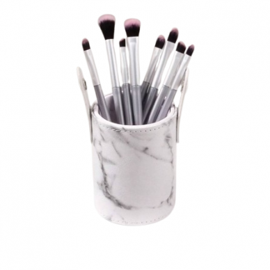 Makeup brush set with case (12 pcs)