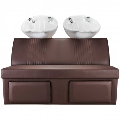 Professional double (double) head washer for hairdressers and beauty salons MALI SOFA II 2