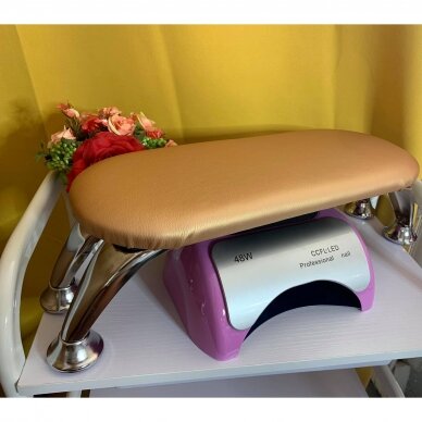 Manicure armrest GOLD oval