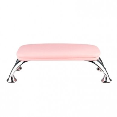 Professional oval manicure armrest YAKA, pink color 1