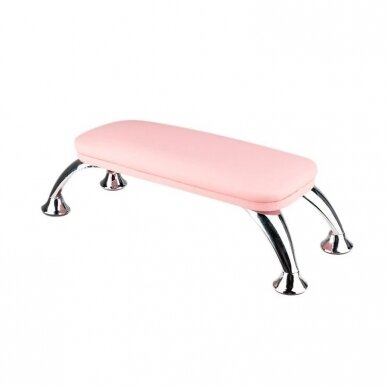 Professional oval manicure armrest YAKA, pink color