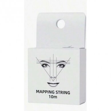 MAPPING STRING eyebrow thread, 10 m WHITE