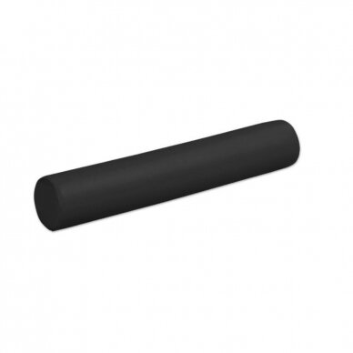 Professional roller for massage procedures 12x60 cm, black color