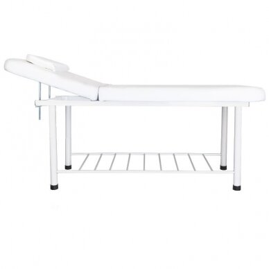 Professional massage table-bed 812 BASIC, white color 2