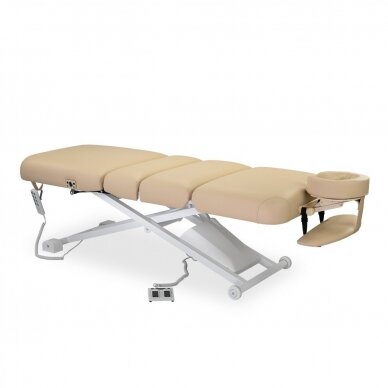 Professional electric massage and physiotherapy bed-bed for beauticians LINEA V3, sand color 2