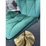 Master chair with stable base HR212, green velor 8