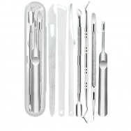 Set of metal pedicure tools (7)