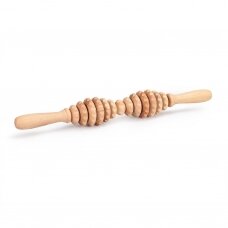 Wooden massage roller for anti-cellulite massage procedures, 1 pc.