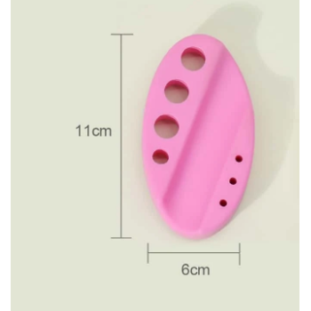 Silicone holder for tattoo pigments and handle PINK 2