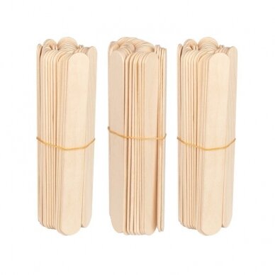 Wooden spatulas for depilation 150x18x1.8mm, 150 pcs.