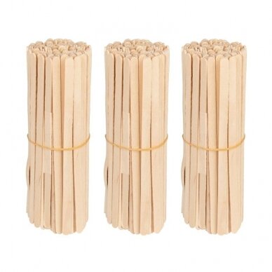 Wooden spatulas for depilation 140x6x1.4mm, 100 pcs.