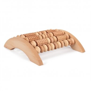 Wooden foot massage rollers