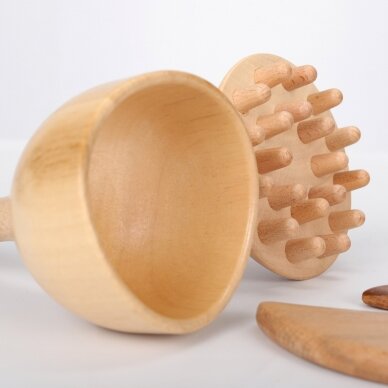 Set of wooden massagers, 4 pcs. 9