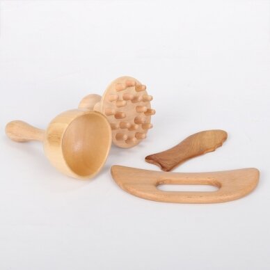 Set of wooden massagers, 4 pcs. 6