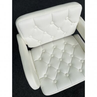 Meistro kedė su ratukais HC8403K, baltos spalvos 3
