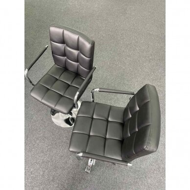 Beauty salons and beauticians stool HC1015KP, black eco-leather 13