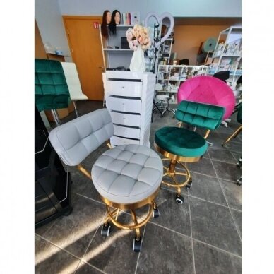 Masters chair with backrest HC636, gray eco-leather 9