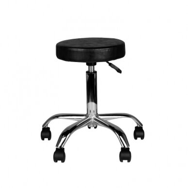 Professional master chair with wheels AM-310, black color