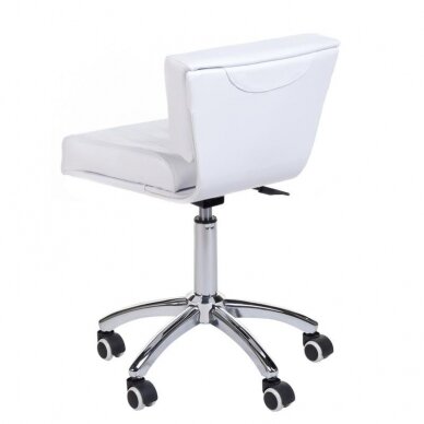 Professional master chair for beauticians MOD227, white color 1