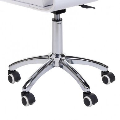 Professional master chair for beauticians MOD227, white color 3