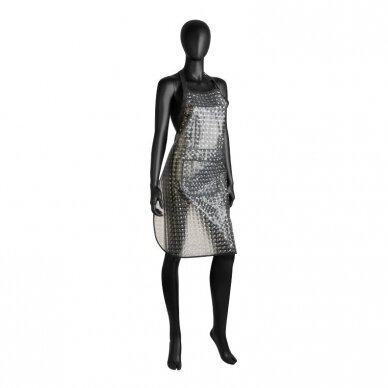 Professional hairdressing apron K33, transparent