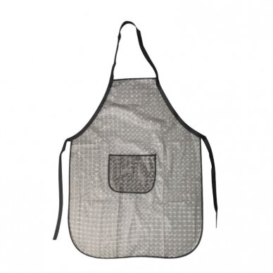 Professional hairdressing apron K33, transparent 1