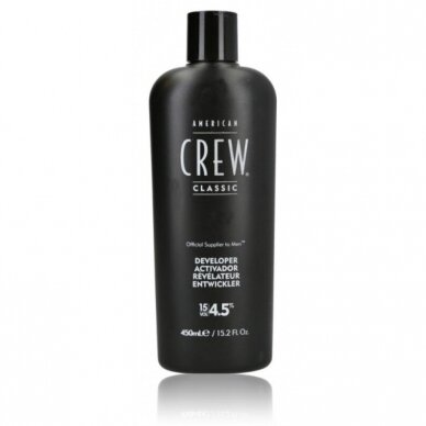 AMERICAN CREW Precision Blend developer oxidant 4,5% (15 об.), oкислительная эмульсия, 450 мл.