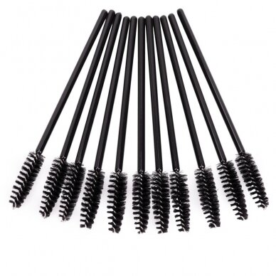 Microbrushes for combing eyebrows and eyelashes, 50 pcs.